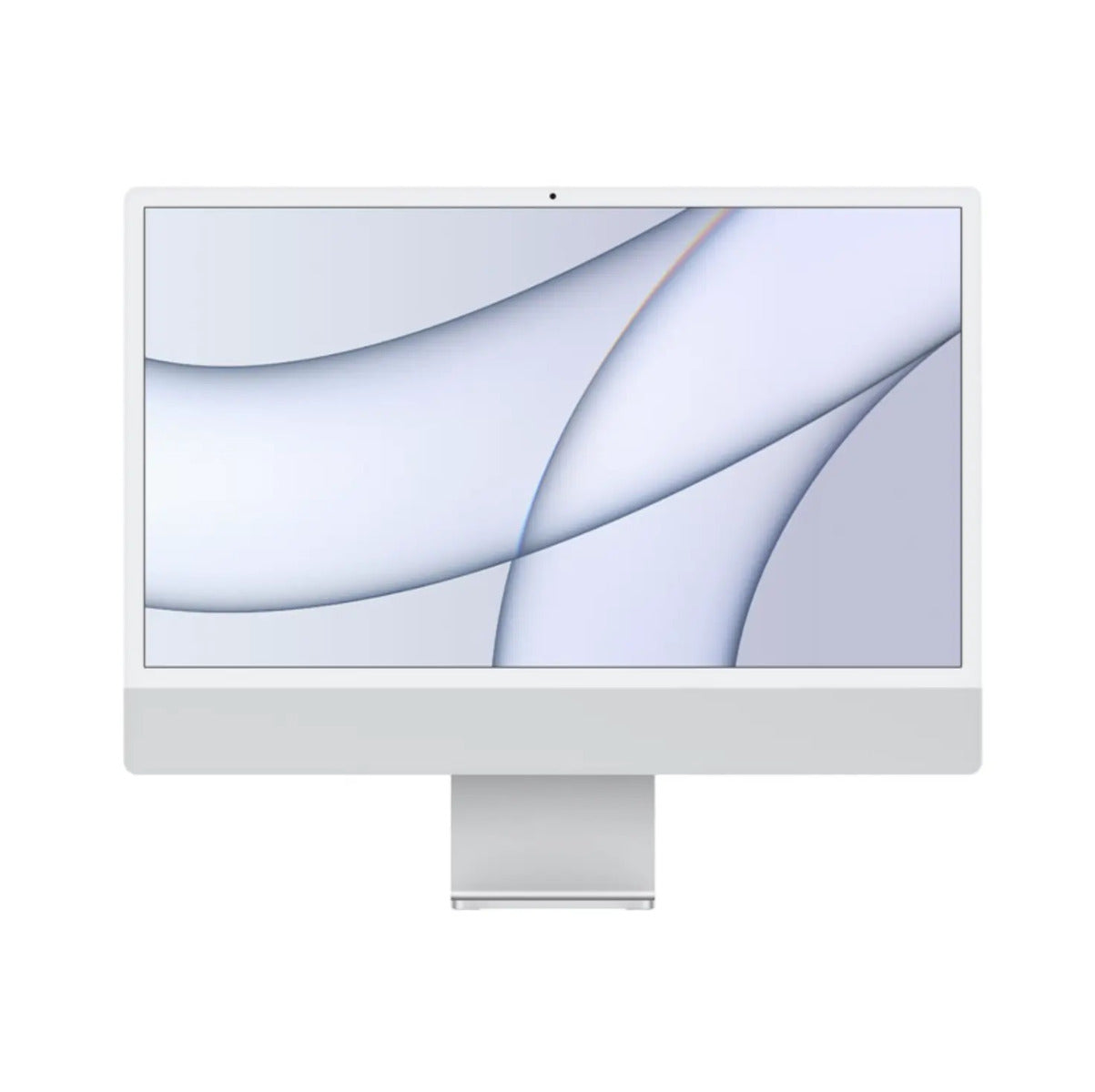 Apple iMac Desktop PC – Apple M1 Chip with 8-Core / 24″ 4.5K Retina / 8GB RAM / 512GB SSD / 8-Core Graphics / Silver (MGPD3SO/A) image 1