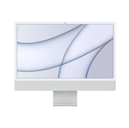 Apple iMac Desktop PC – Apple M1 Chip with 8-Core / 24″ 4.5K Retina / 8GB RAM / 512GB SSD / 8-Core Graphics / Silver (MGPD3SO/A) image 1