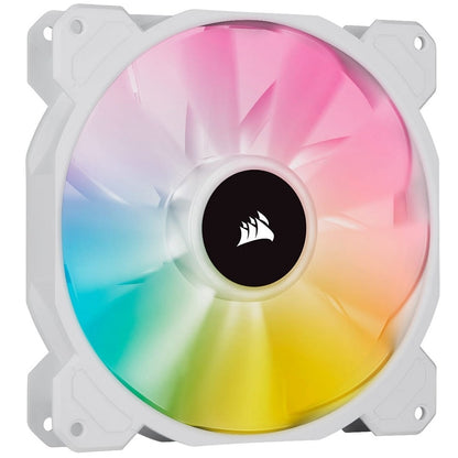 Corsair iCUE SP140 RGB ELITE Performance 140mm White PWM Fan (CO-9050138-WW) — rear view