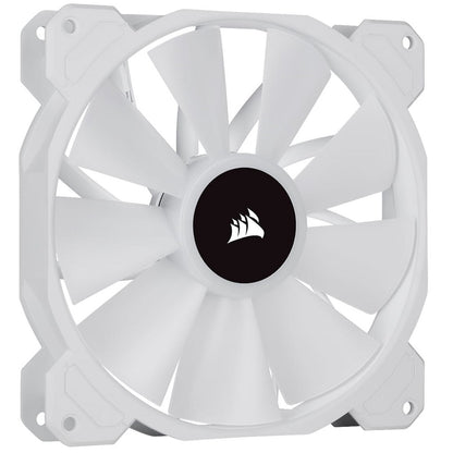 Corsair iCUE SP140 RGB ELITE Performance 140mm White PWM Fan (CO-9050138-WW) — front view