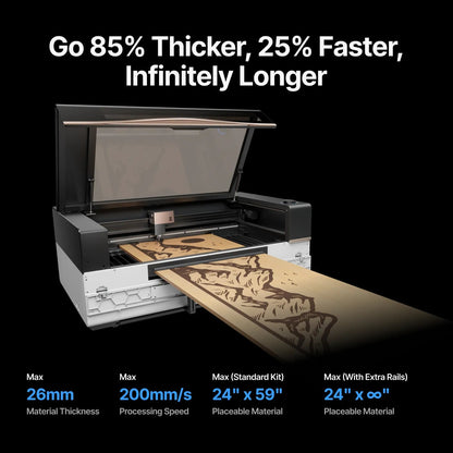 xTool P3 Automatic Conveyor Feeder — ports and connectors