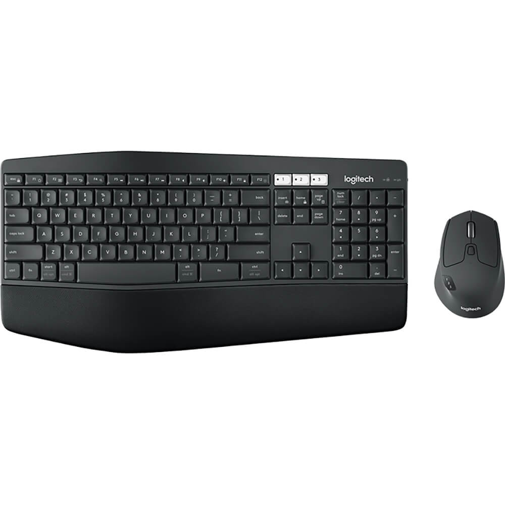 Logitech MK850 Performance Wireless Keyboard and Mouse – Black (920-008226) image 1