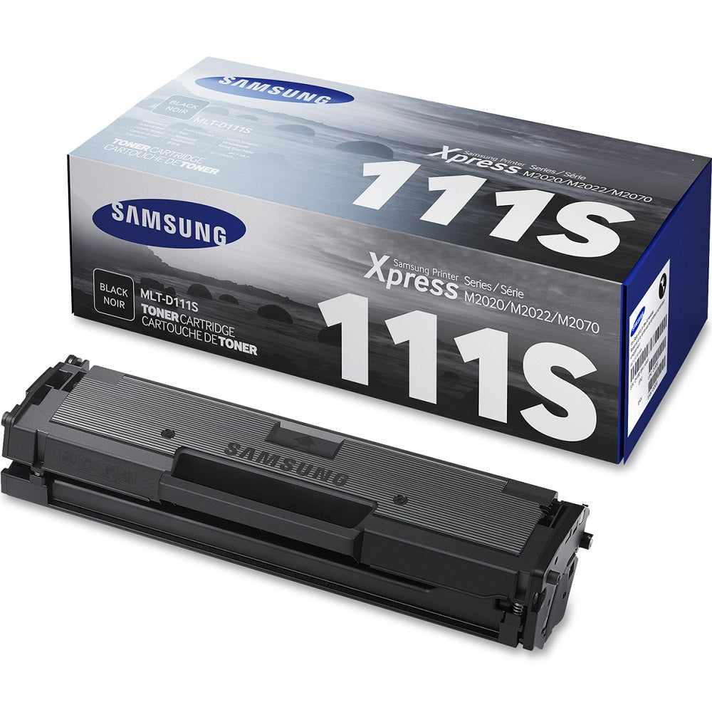 Samsung MLT-D111S Standard Capacity Black Laser Toner Cartridge (SU819A) image 1
