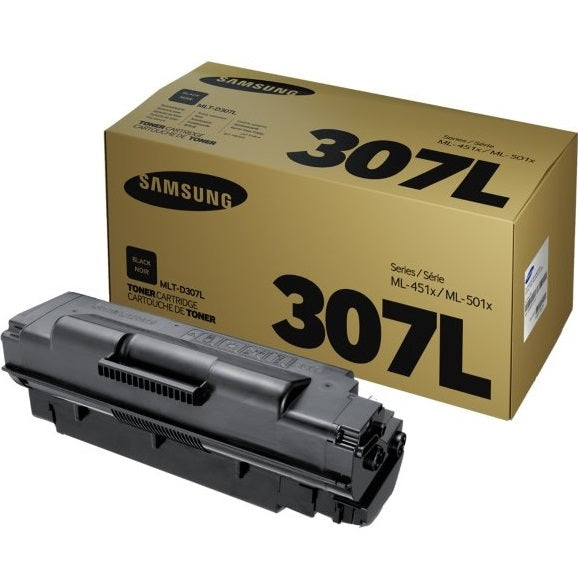 Genuine Samsung MLT-D307L High Capacity Black Laser Toner Cartridge (SV067A) image 1