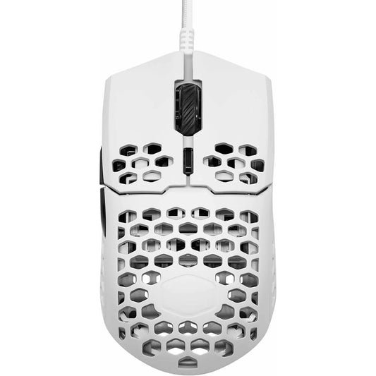 CoolerMaster MasterMouse MM710 Ultra Light Gaming Mouse (MM-710-WWOL2), Gloss White image 1