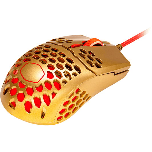 CoolerMaster MasterMouse MM711 Ultra Light Gaming Mouse (MM-711-GROL1), Golden image 2