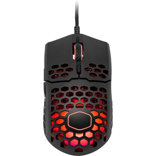 CoolerMaster MasterMouse MM711 Ultra Light Gaming Mouse (MM-711-KKOL1), Matte Black image 1