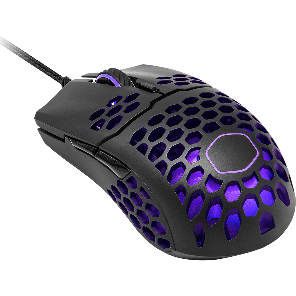 CoolerMaster MasterMouse MM711 Ultra Light Gaming Mouse (MM-711-KKOL1), Matte Black image 3