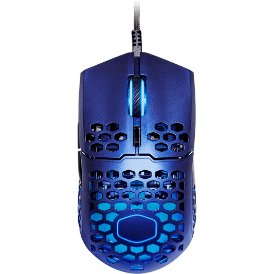 CoolerMaster MasterMouse MM711 Ultra Light Gaming Mouse (MM-711-GROL1), Blue Steel image 1