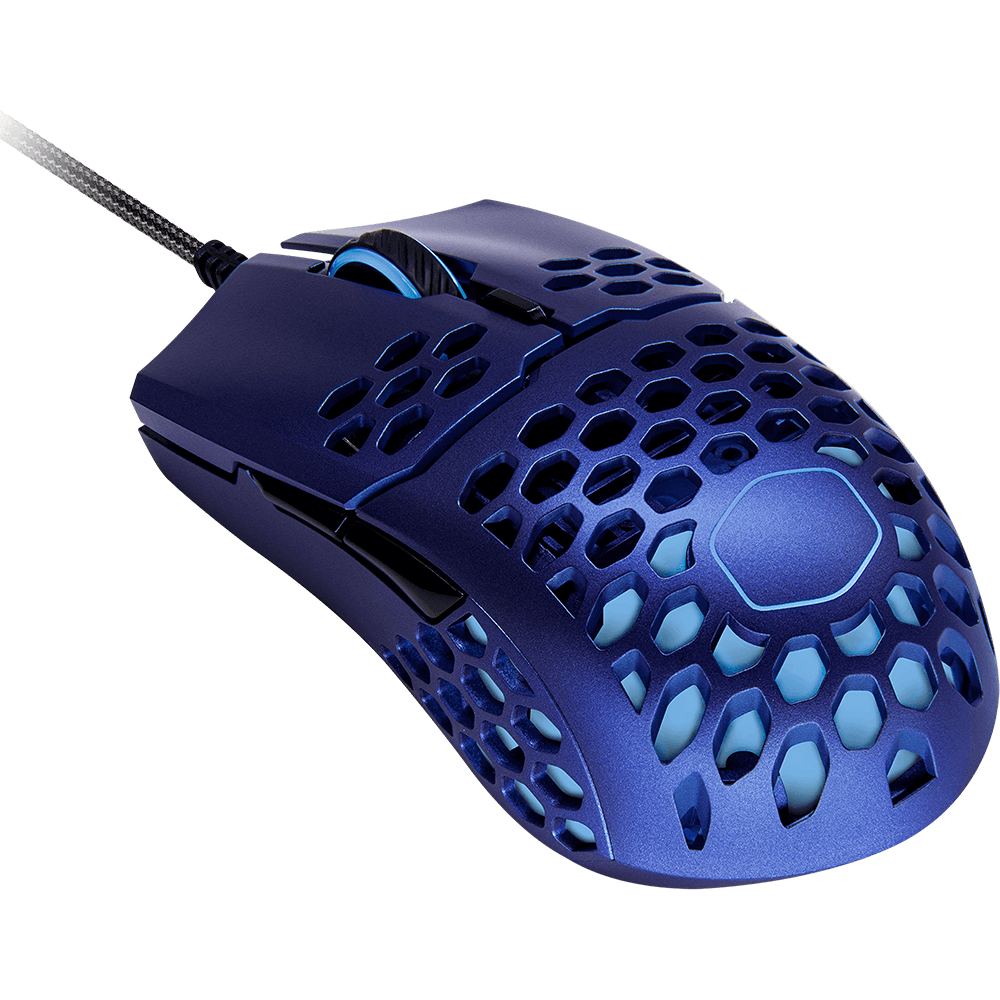 CoolerMaster MasterMouse MM711 Ultra Light Gaming Mouse (MM-711-GROL1), Blue Steel image 3