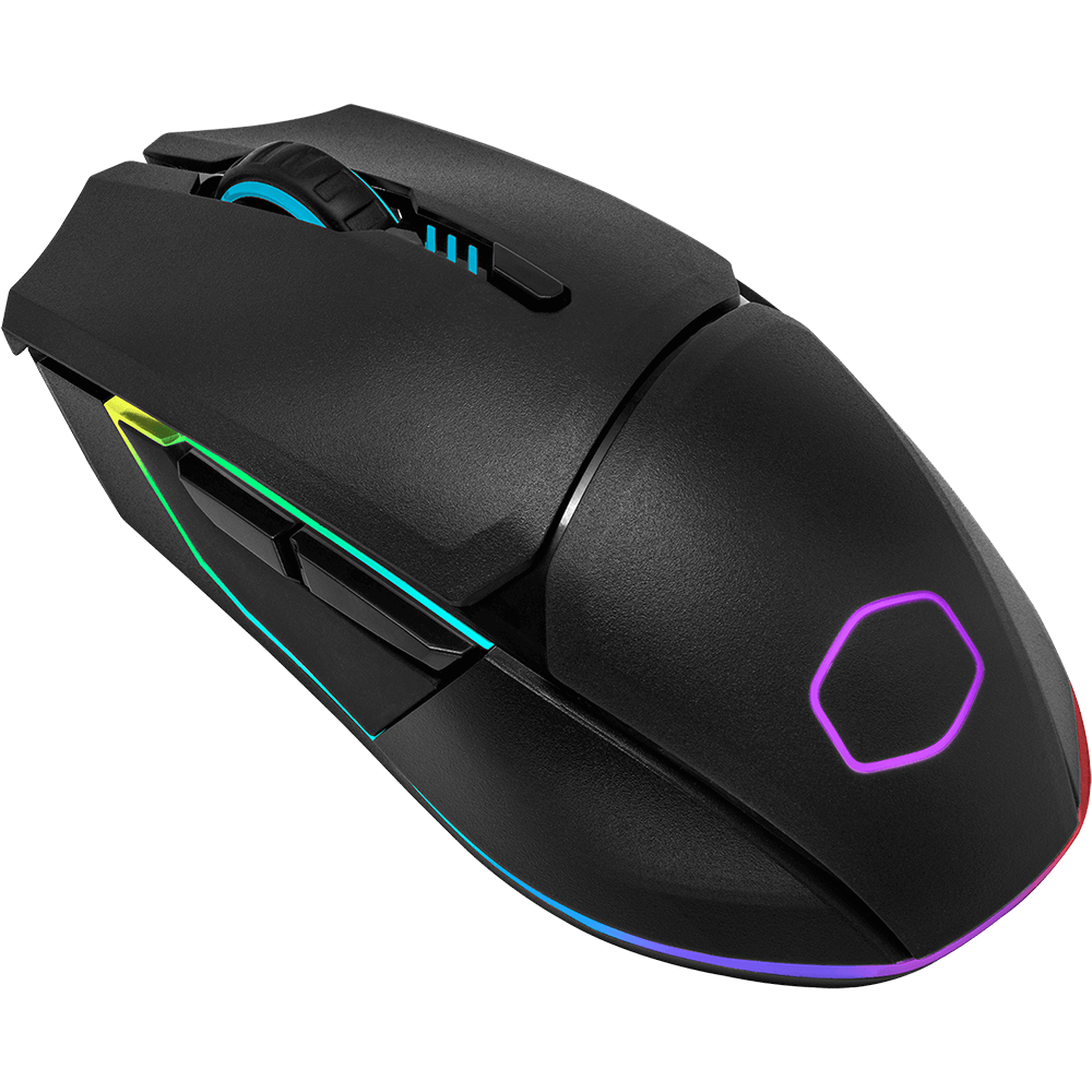 CoolerMaster MasterMouse MM831 Wireless Pixart RGB Optical Gaming Mouse (MM-831-KKOH1) image 3