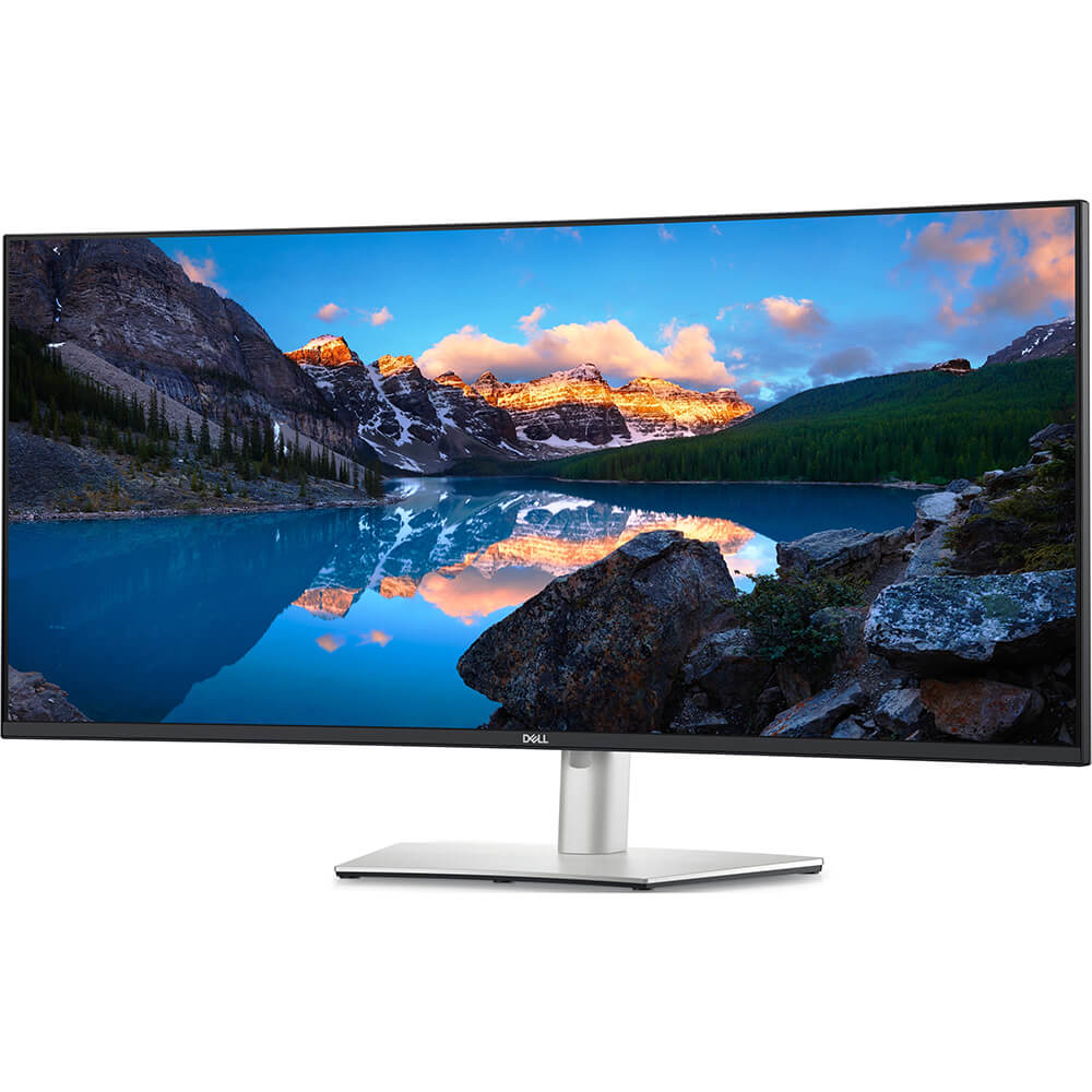 Dell UltraSharp U4021QW 40″ WUHD Curved Monitor (210-AYJF) — side view