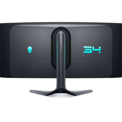 Dell Alienware AW3423DWF 34″ WQHD Curved QD-OLED Gaming Monitor (210-BFRQ) — rear view