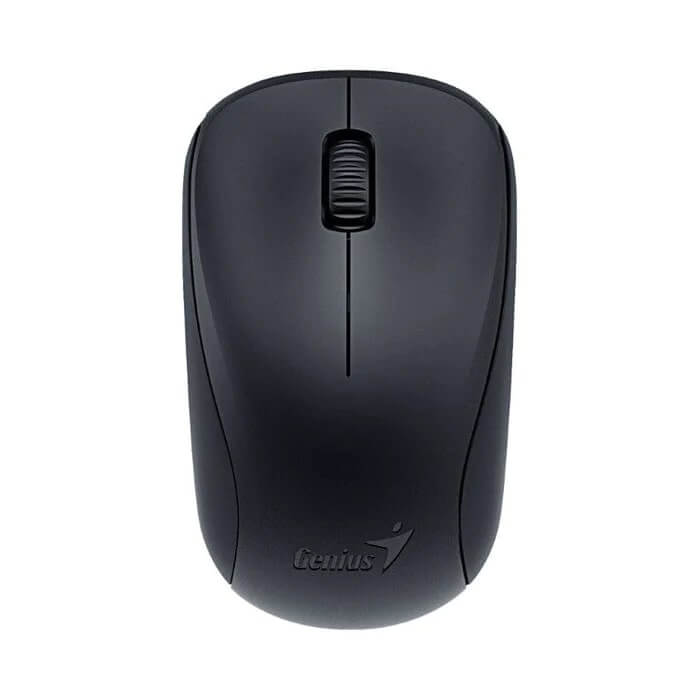 Genius NX-7000 Wireless Black Mouse with BlueEye Senor (MOU-NX-7000) — side view