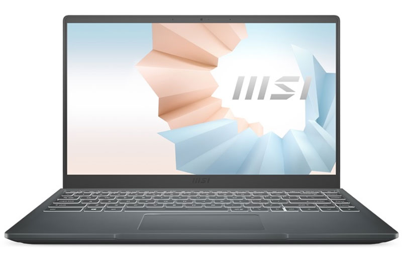 MSI Modern 14 B11MOU Notebook PC – Core i3-1115G4 / 14.0″ FHD / 8GB RAM / 256GB SSD / Win 11 Home / Grey (B11MOU-1010ZA) image 1