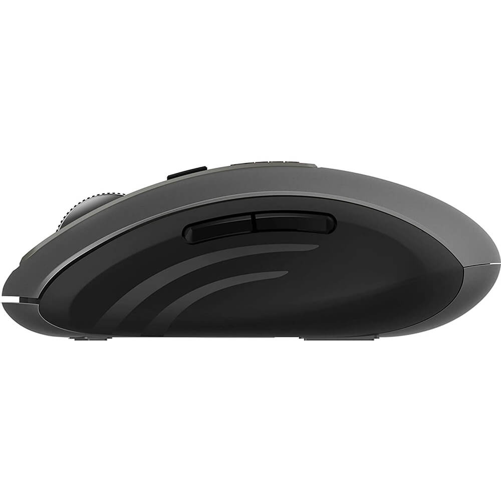 Rapoo MT350 Multi-Mode Wireless Mouse – Black — side view