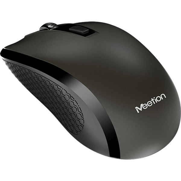 Meetion 2.4 Wireless 4 Button Mouse – Grey (MTR560) — packaging