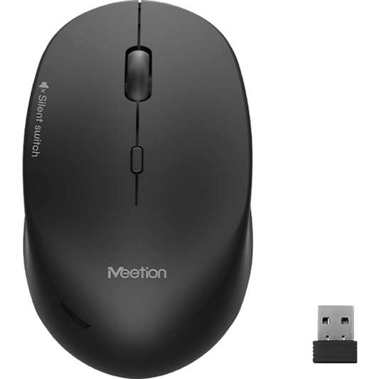 Meetion 2.4 Wireless 4 Button Mouse – Grey (MTR570) image 1