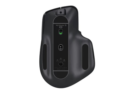 Logitech MX Master 3S Wireless Rechargeable Mouse – Graphite (910-006565) — side view