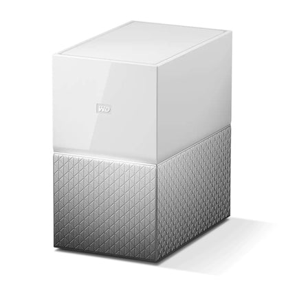 Western Digital 8 TB My Cloud Home Duo Cloud Storage (WDBMUT0080JWT-EESN) — rear view