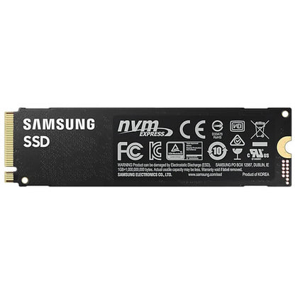 Samsung 980 PRO 1TB PCle 4.0 NVMe M.2 Solid State Drive (MZ-V8P1T0BW) — front view