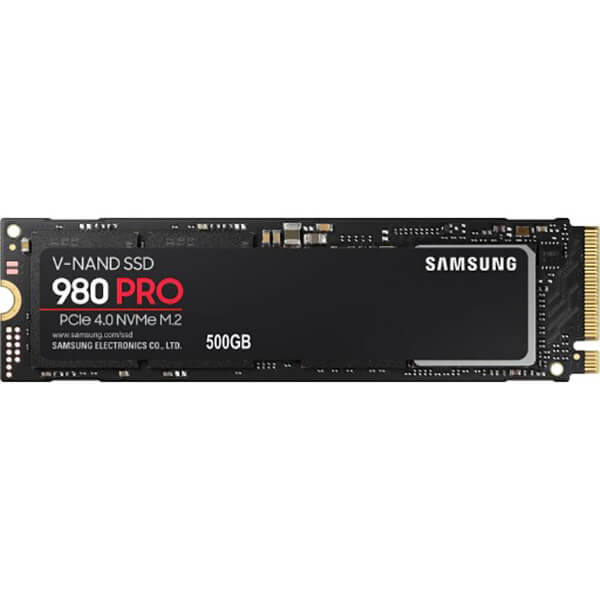 Samsung 980 PRO 500GB PCle 4.0 NVMe M.2 Solid State Drive (MZ-V8P500BW) image 1