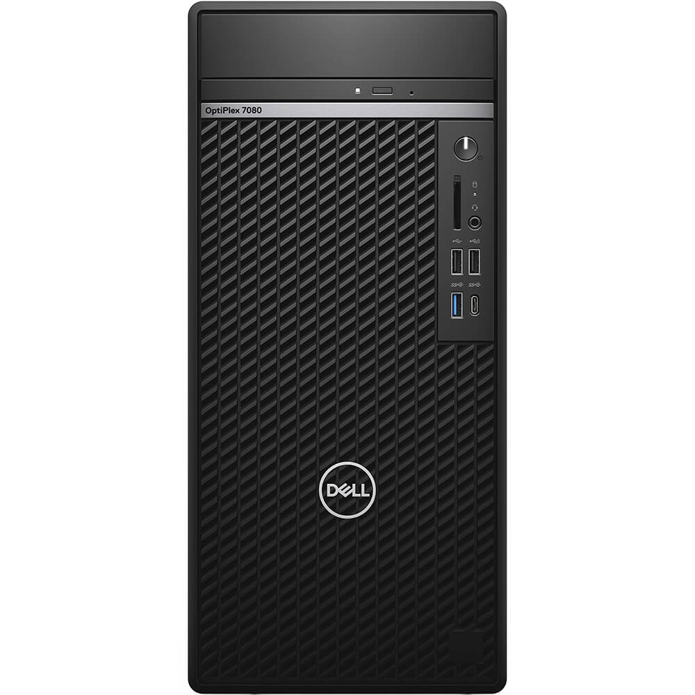 Dell OptiPlex 7080 MT Desktop PC – Intel Core i5-10500 / 8GB RAM / 256GB SSD / Intel UHD Graphics / Win 10 Pro (N004O7080MT) image 1