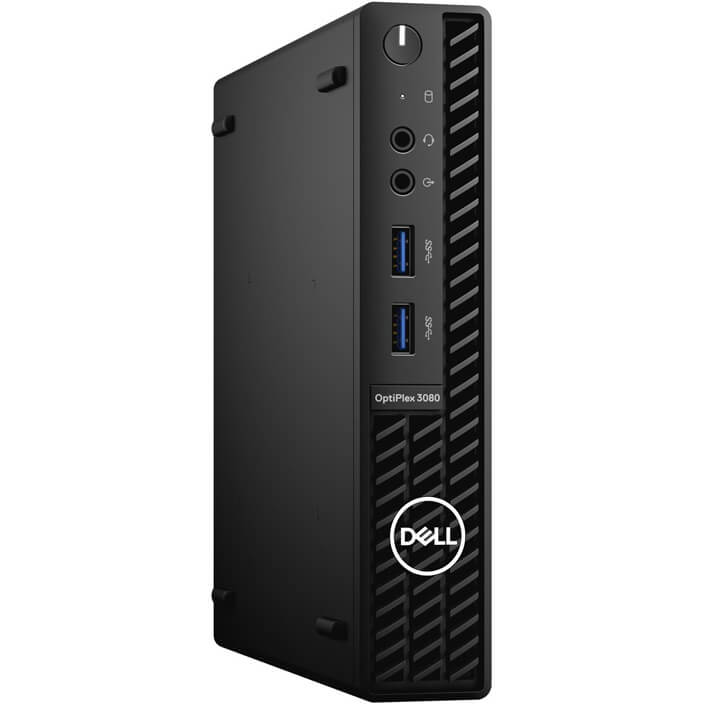 Dell Optiplex 3080 MFF Desktop PC – Core i3-10105T / 8GB RAM / 256GB SSD / Win 10 Pro (N212O3080MFF) image 2