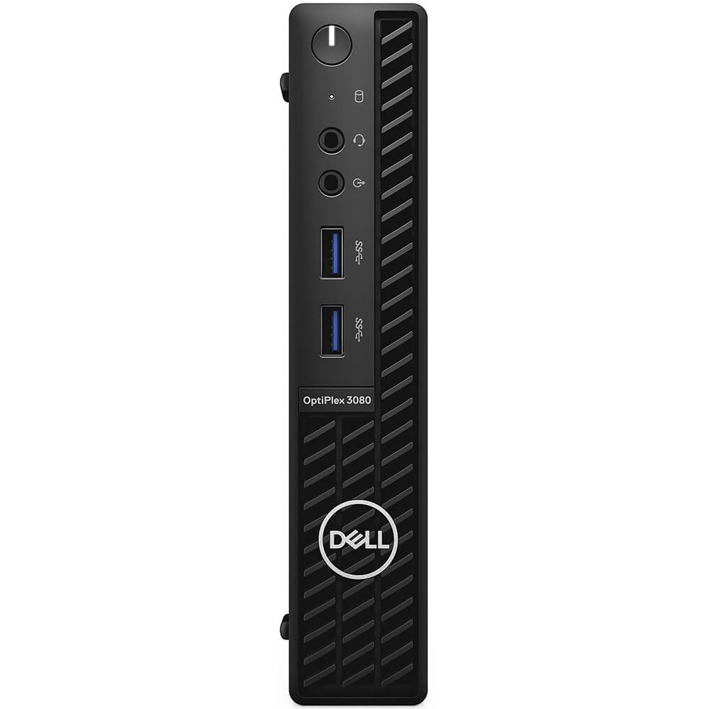 Dell Optiplex 3080 MFF Desktop PC – Core i3-10105T / 8GB RAM / 256GB SSD / Win 10 Pro (N212O3080MFF) image 1