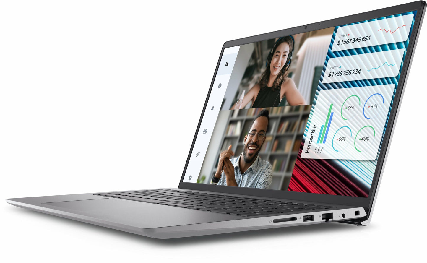 Dell Vostro 3520 Notebook PC – Core i5-1135G7 / 15.6″ FHD / 8GB RAM / 512GB SSD / Win 11 Pro (N2063PVNB3520EMEA01) — rear vie