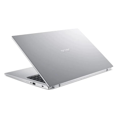 Acer Aspire 3 Notebook PC – Celeron N4500 / 15.6″ FHD / 4GB RAM / 256GB SSD / Win 11 Home / Silver (NX.A6LEA.00Q) — side view