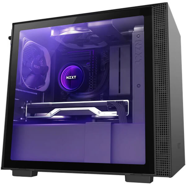NZXT H210i RGB LED Mini ITX Case – Matte Black (NZXT H210i B/B) image 4