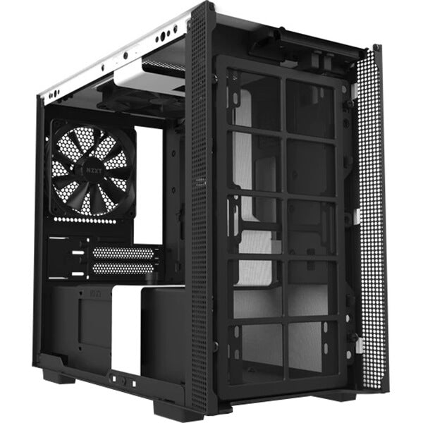 NZXT H210i RGB LED Mini ITX Case – Matte White and Black (NZXT H210i W/B) image 3