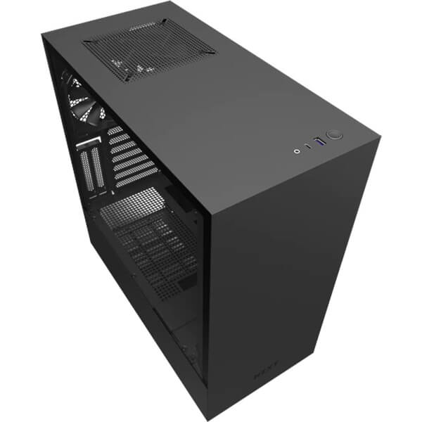 NZXT H510i Compact RGB LED Mid Tower Case – Matte Black (NZXT H510i B/B) image 1