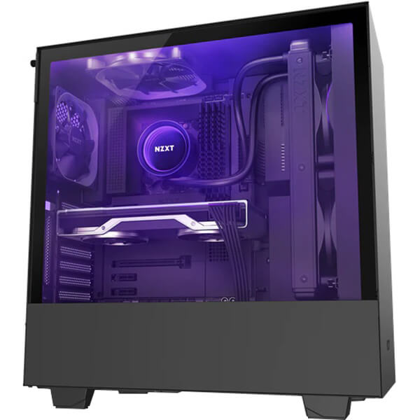 NZXT H510i Compact RGB LED Mid Tower Case – Matte Black (NZXT H510i B/B) image 4