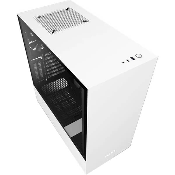 NZXT H510i Compact RGB LED Mid Tower Case (NZXT H510i W/B) image 1