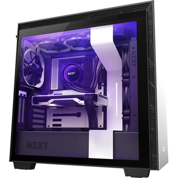 NZXT H710i Mid-Tower Case with RGB – Matte White and Black (NZXT H710i W/B) image 3