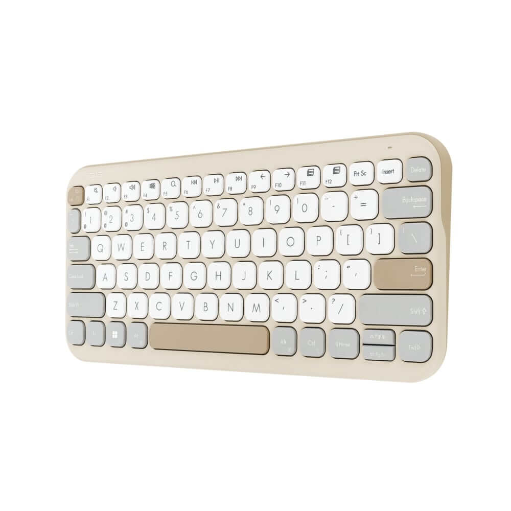 ASUS Marshmallow KW100 Oatmilk Wireless keyboard (90XB0880-BKB000) image 4