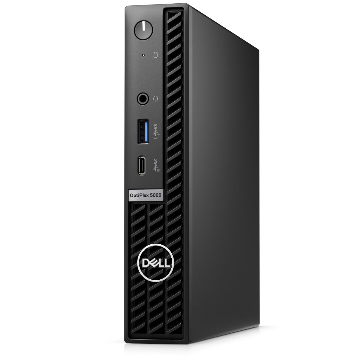 Dell OptiPlex 5000 MFF Desktop PC – Core i5-12500T / 8GB RAM / 256GB SSD / Win 11 Pro (N002O5000MFF) — side view