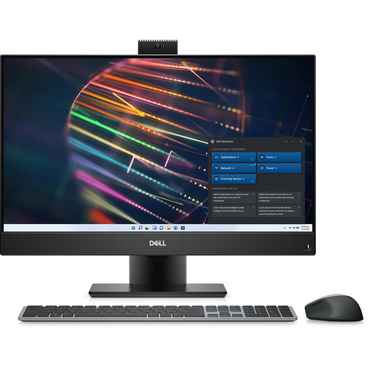 Dell OptiPlex 5400 All-in-One Desktop PC – Core i5-12500 / 23.8″ FHD / 8GB RAM / 256GB SSD / Win 11 Pro (N003O5400AIO) image 1