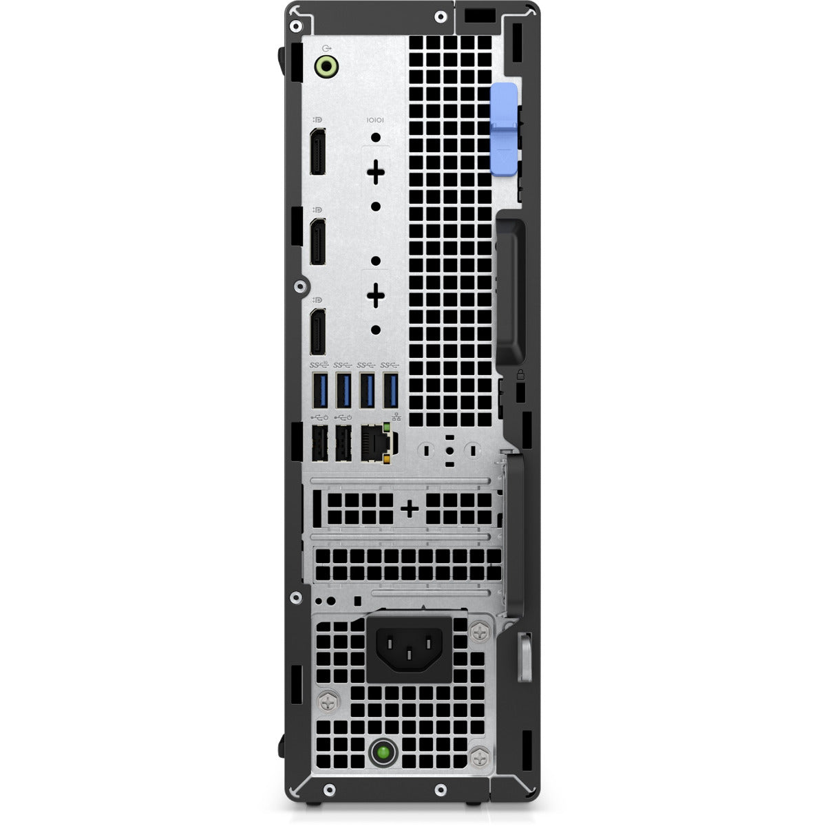 Dell OptiPlex 7000 SFF Desktop PC – Core i5-12500 / 16GB RAM / 512GB SSD / Win 11 Pro (N009O7000SFF) — rear view