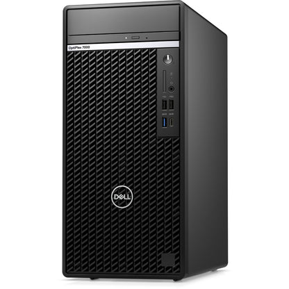 Dell OptiPlex 7000 MT Desktop PC – Core i7-12700 / 8GB RAM / 1TB HDD / Win 11 Pro (N008O7000MT) — side view