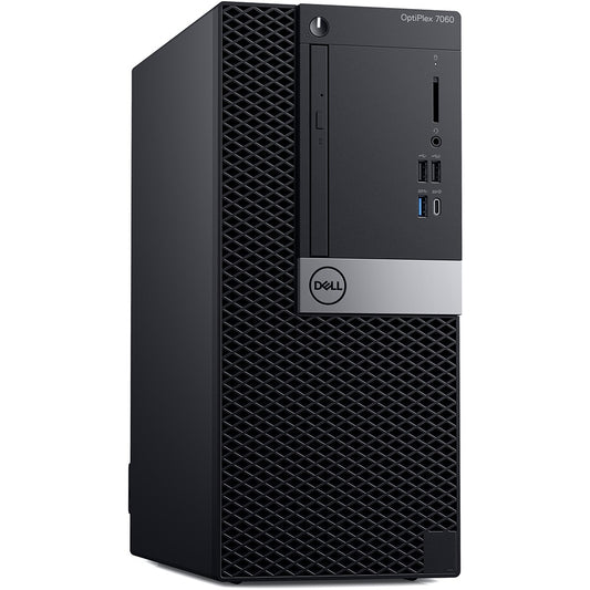 Dell OptiPlex 7060 Mini Tower Desktop PC – Core i5-8500 / 8GB RAM / 256GB SSD / Win 10 Pro (N031O7060MT) image 2