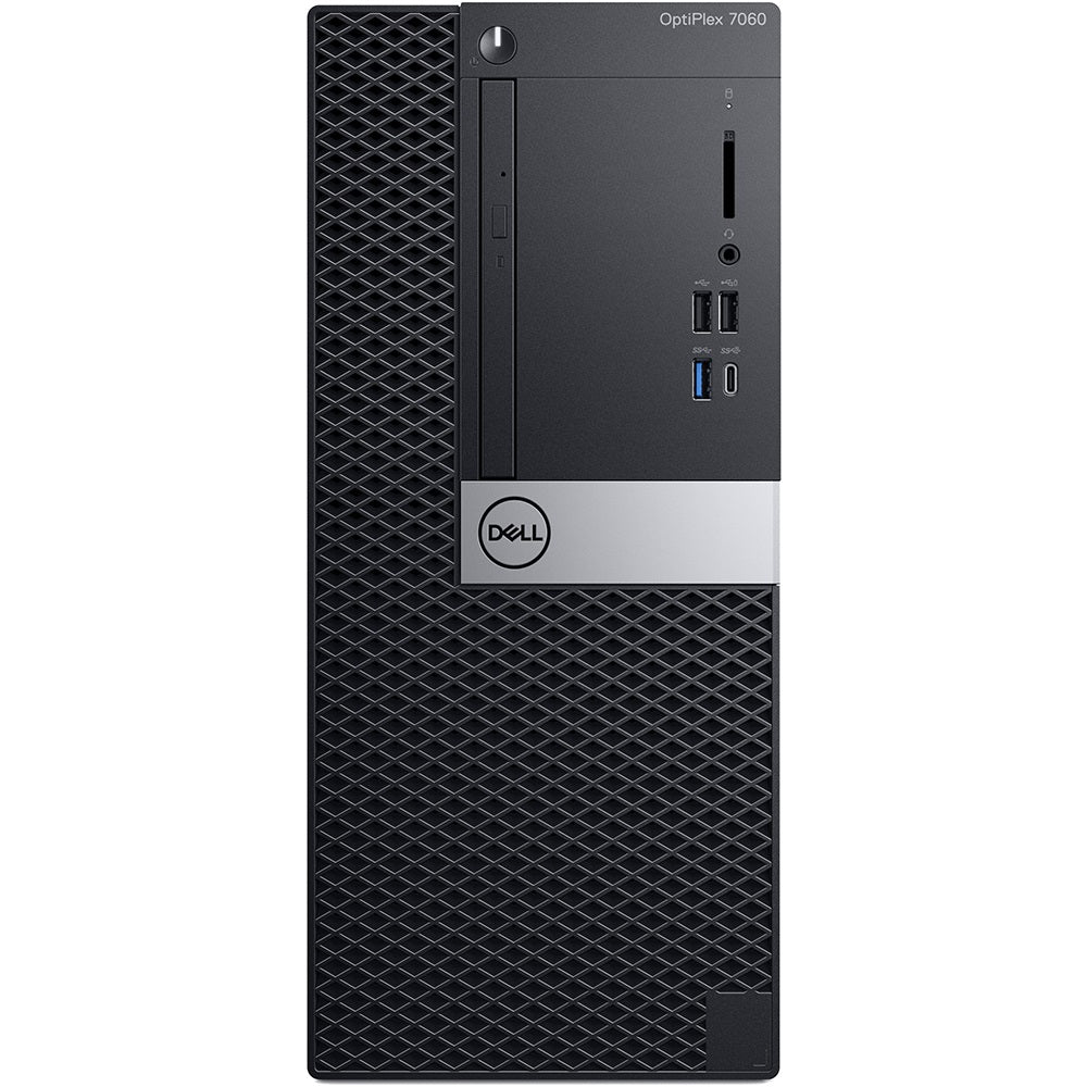 Dell OptiPlex 7060 Mini Tower Desktop PC – Core i5-8500 / 8GB RAM / 256GB SSD / Win 10 Pro (N031O7060MT) image 1