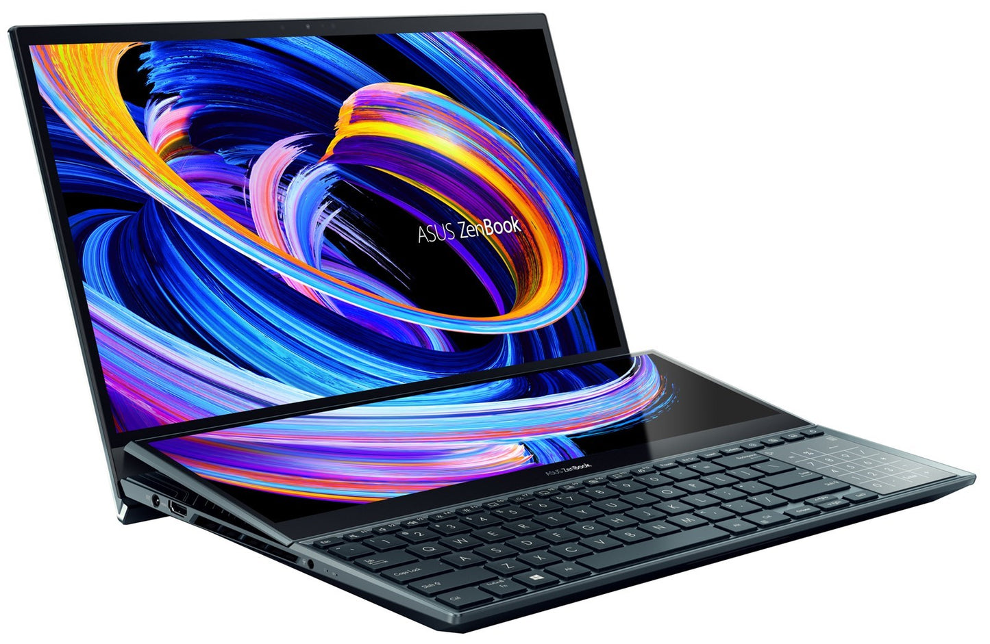 ASUS Zenbook Pro Duo 15 OLED UX582ZM Notebook PC – Core i7-12700H / 15.6″ 4K OLED Touch / 16GB RAM / 1TB SSD / NVIDIA GeForce GTX 3060 6GB GDDR6 Graphics / Win 11 Pro / Celestial Blue (UX582ZM-I71610BL0X) image 4