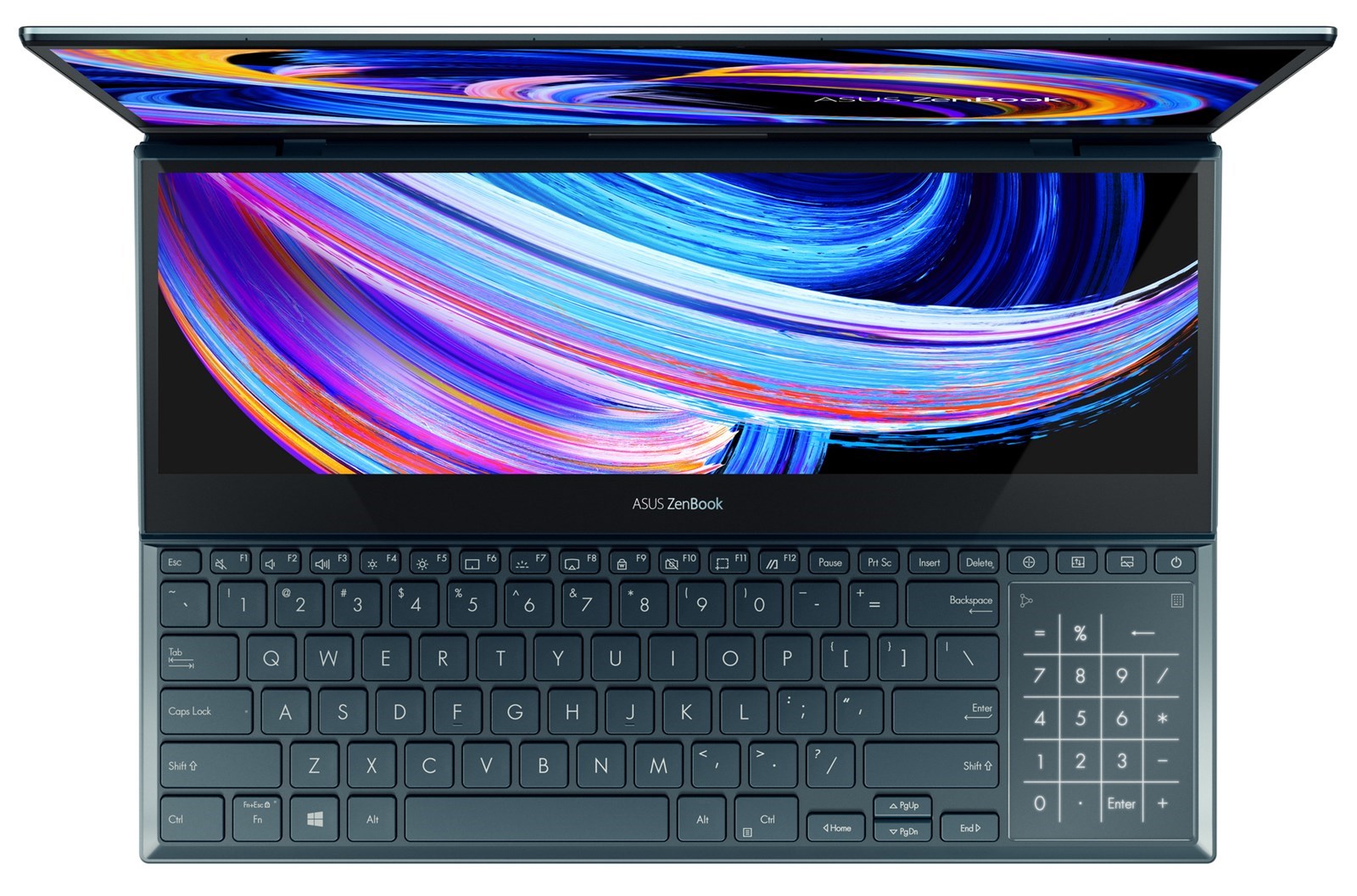 ASUS Zenbook Pro Duo 15 OLED UX582ZM Notebook PC – Core i7-12700H / 15.6″ 4K OLED Touch / 16GB RAM / 1TB SSD / NVIDIA GeForce GTX 3060 6GB GDDR6 Graphics / Win 11 Pro / Celestial Blue (UX582ZM-I71610BL0X) image 3