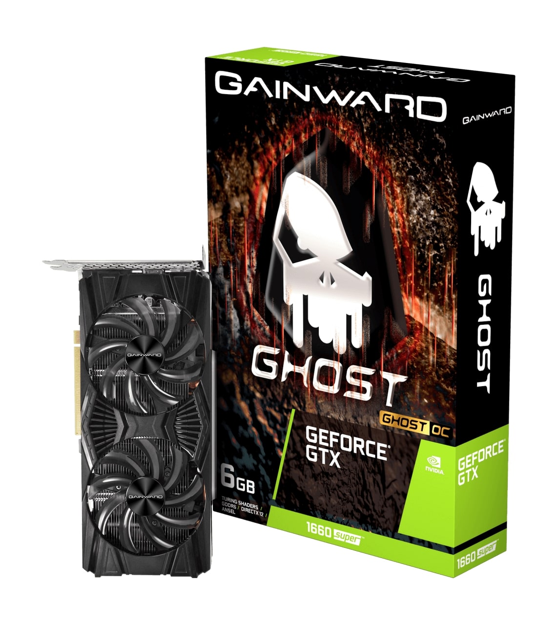 Gainward NVIDIA GeForce GTX 1660 SUPER Ghost 6GB GDDR6 Gaming Graphics Card (GW-GTX1660S-6GB-GH) image 1