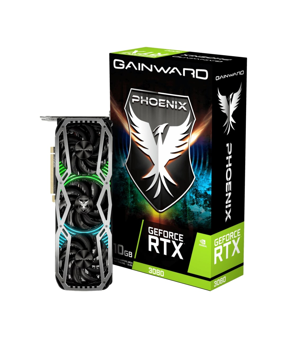 Gainward NVIDIA GeForce RTX 3080 Phoenix 10GB GDDR6X Gaming Graphics Card (GW-RTX3080-10GB-PHX) image 1