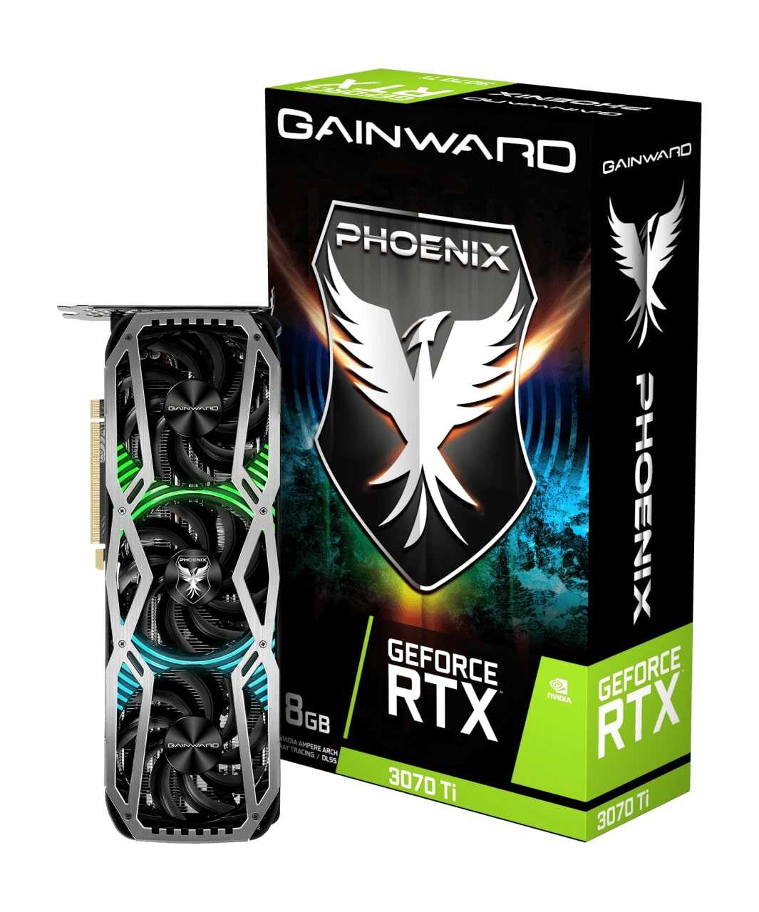 Gainward NVIDIA GeForce RTX 3070 Ti Phoenix 8GB GDDR6 Gaming Graphics Card (GW-RTX3070T-8GB-PHX) image 1
