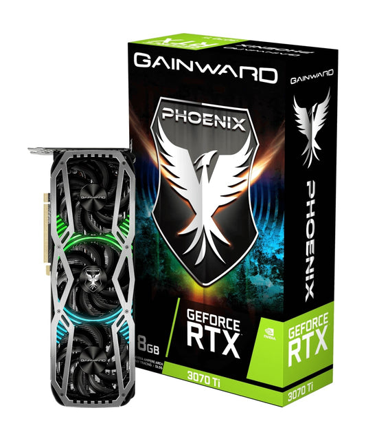 Gainward NVIDIA GeForce RTX 3070 Ti Phoenix 8GB GDDR6 Gaming Graphics Card (GW-RTX3070T-8GB-PHX) image 1